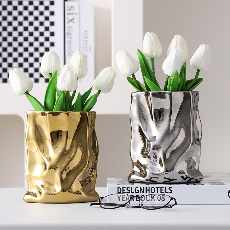 Nordic Ceramic Irregular Vase  - Home Office Form avaliação e preço