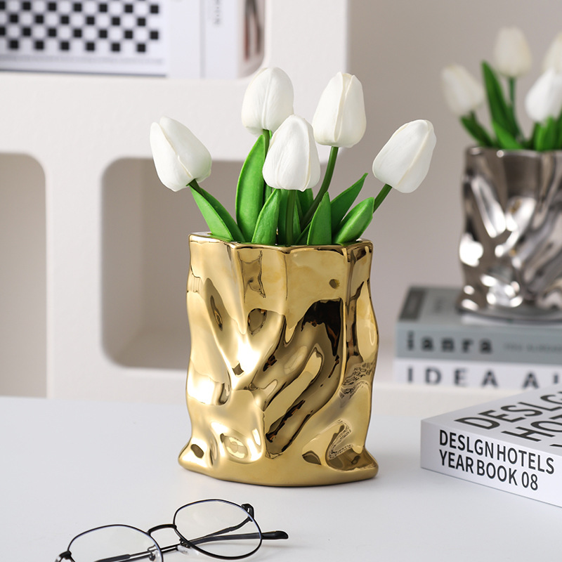 Nordic Ceramic Irregular Vase  - Home Office Form avaliação e preço