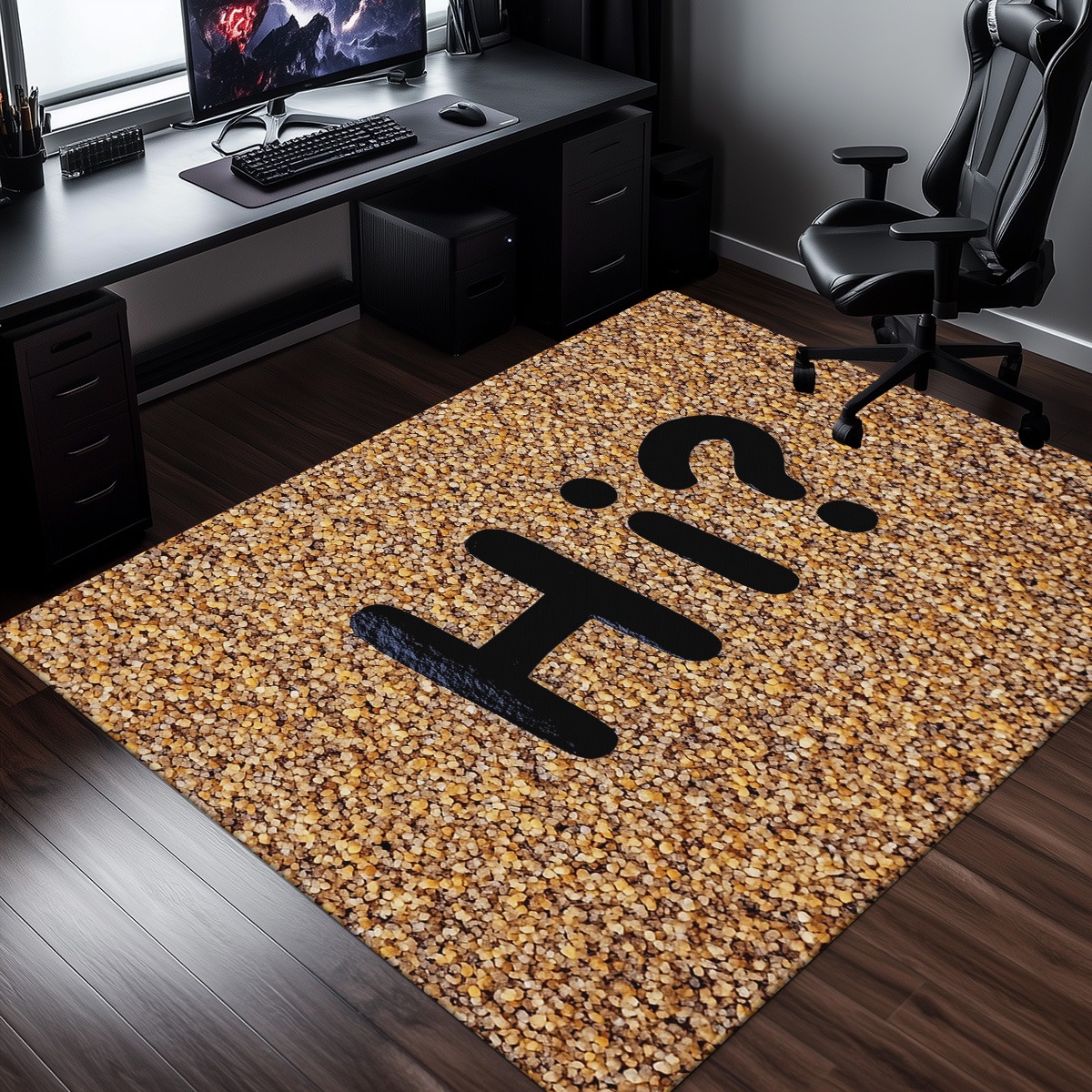 Hi question mark corn texture  - Home Office Questions avaliação e preço