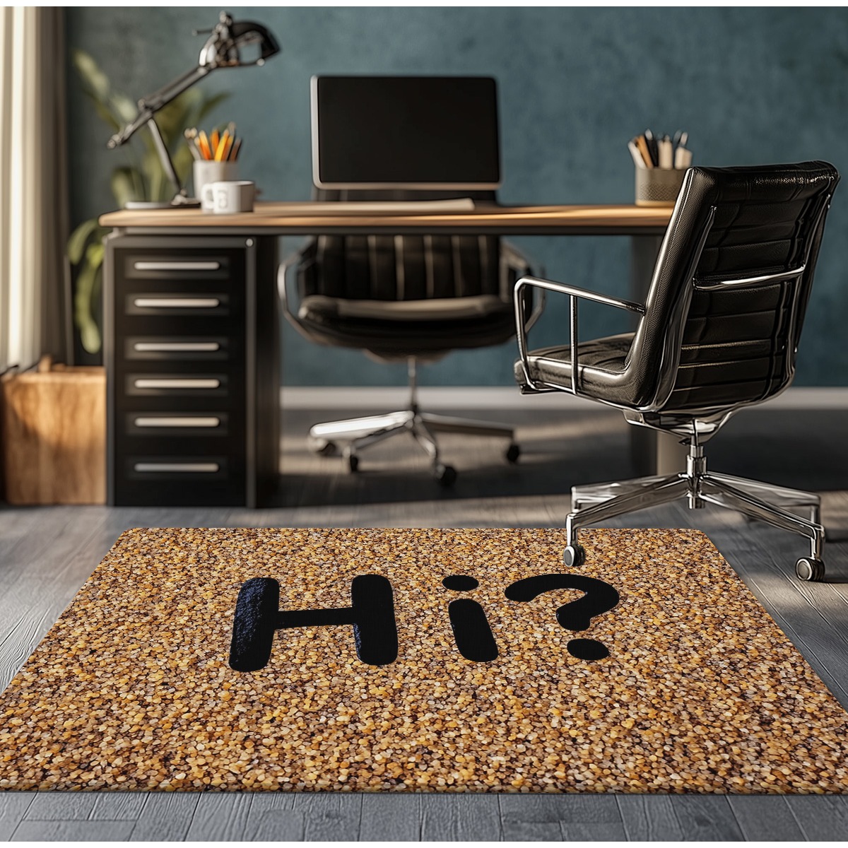 Hi question mark corn texture  - Home Office Questions avaliação e preço