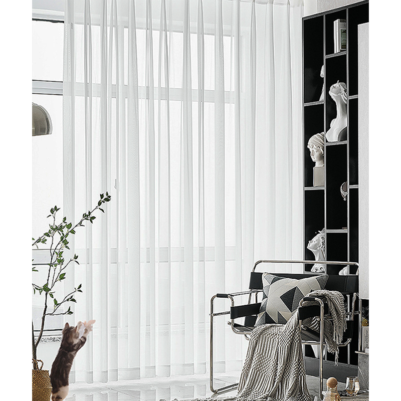 White Sheer Curtains For Livin - Home Office Rate avaliação e preço