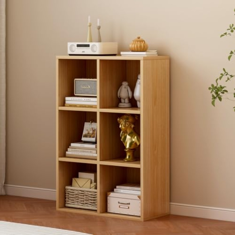 6-Cube Storage Shelf Bookcase  - Home Office Free avaliação e preço