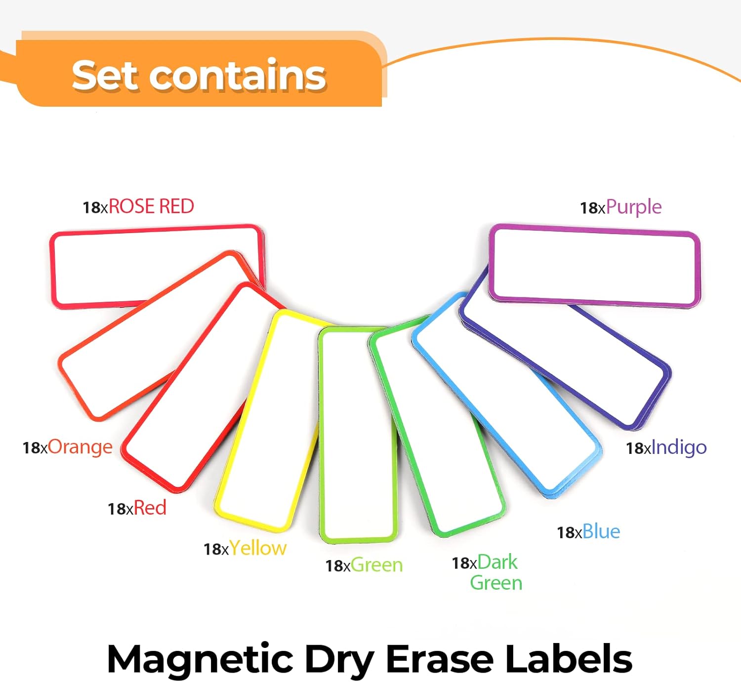 54pcs Magnetic Dry Erase Label - Whiteboard Magnetic avaliação e preço