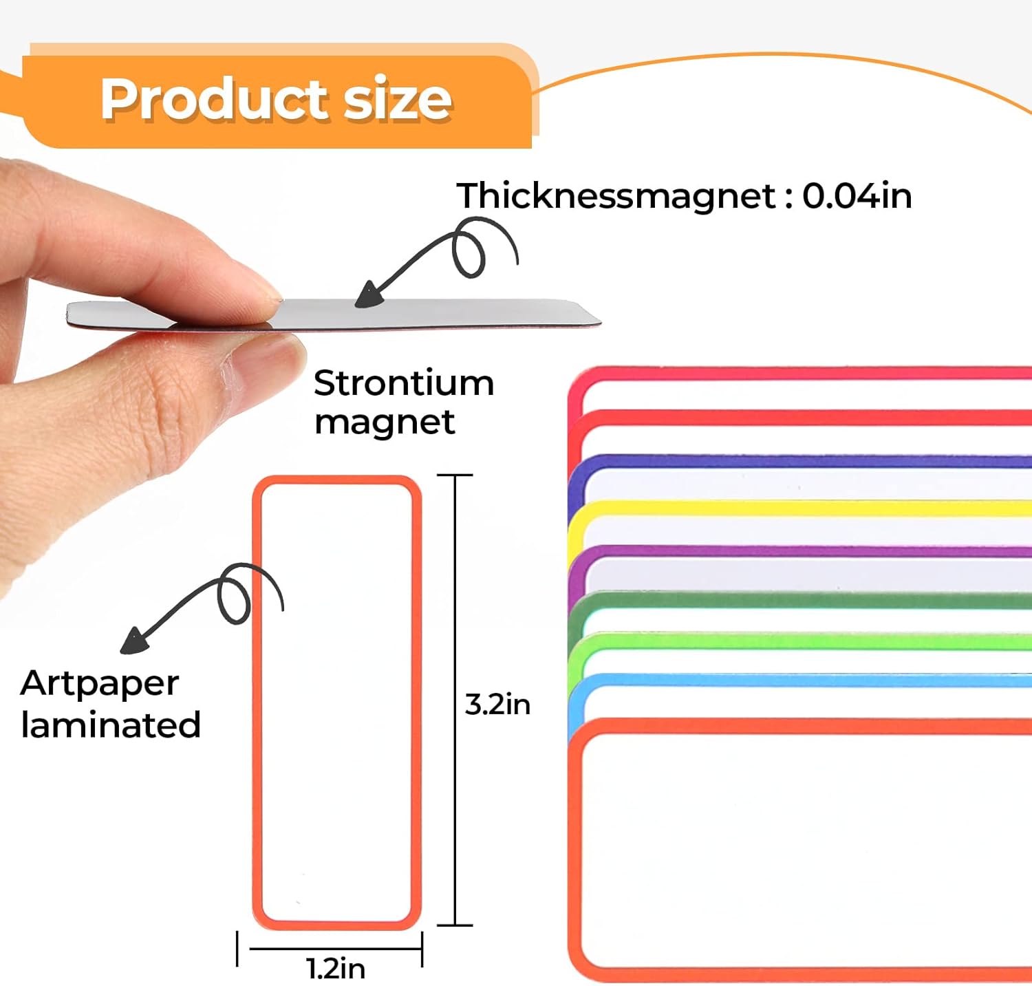 54pcs Magnetic Dry Erase Label - Whiteboard Magnetic avaliação e preço