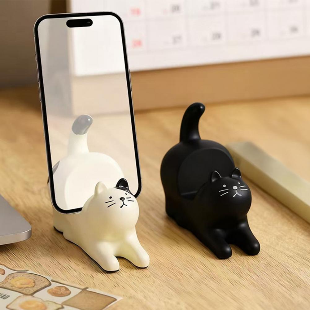 Weighted Phone Stand Cute Cat  - Home Office With View avaliação e preço
