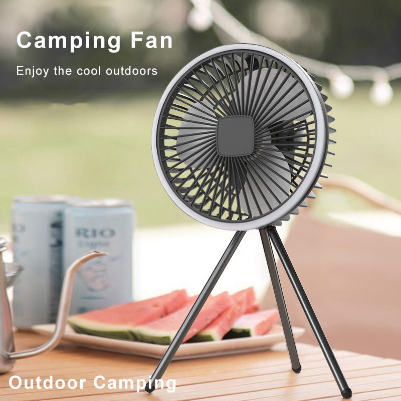Portable Camping Fan 10000mAh  - Home Office Form avaliação e preço