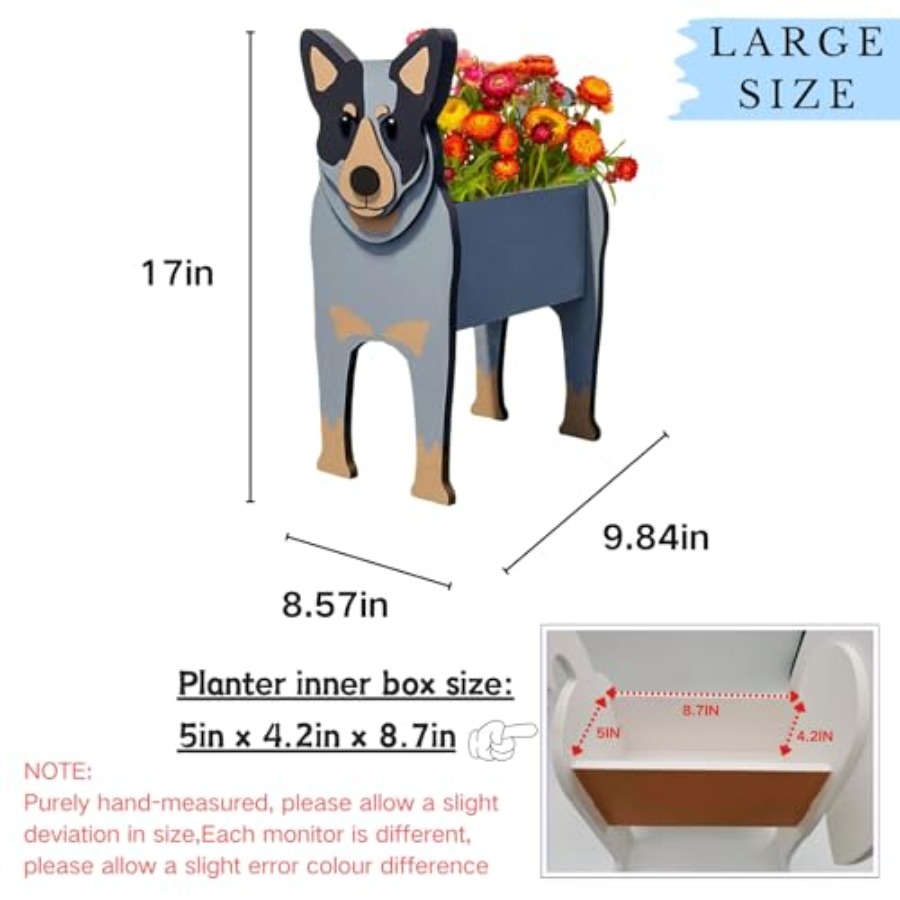Dog Planter Cute Animal Shaped - Home Office Depot avaliação e preço