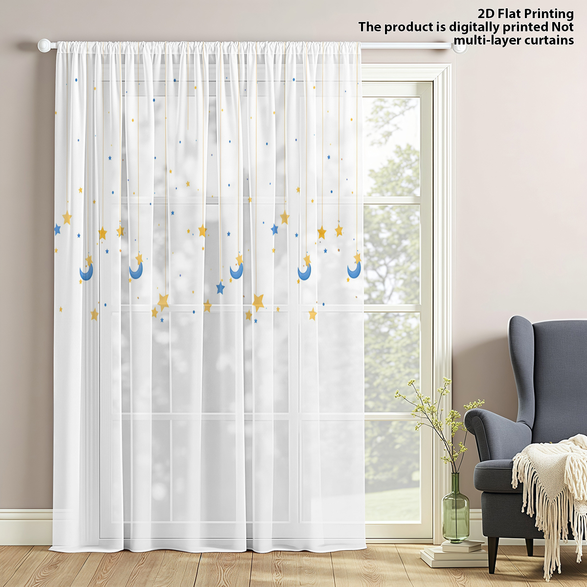 1 Piece Calming Star & Moon Sh - Home Office Rate avaliação e preço