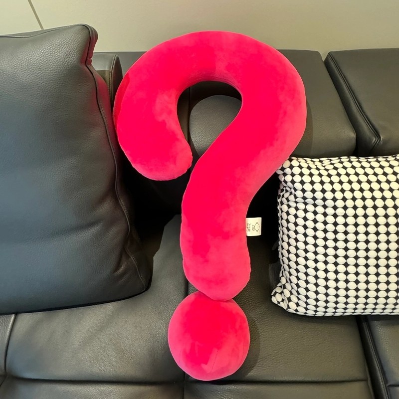 Large Question Mark Plu Ne Pil - Home Office Questions avaliação e preço
