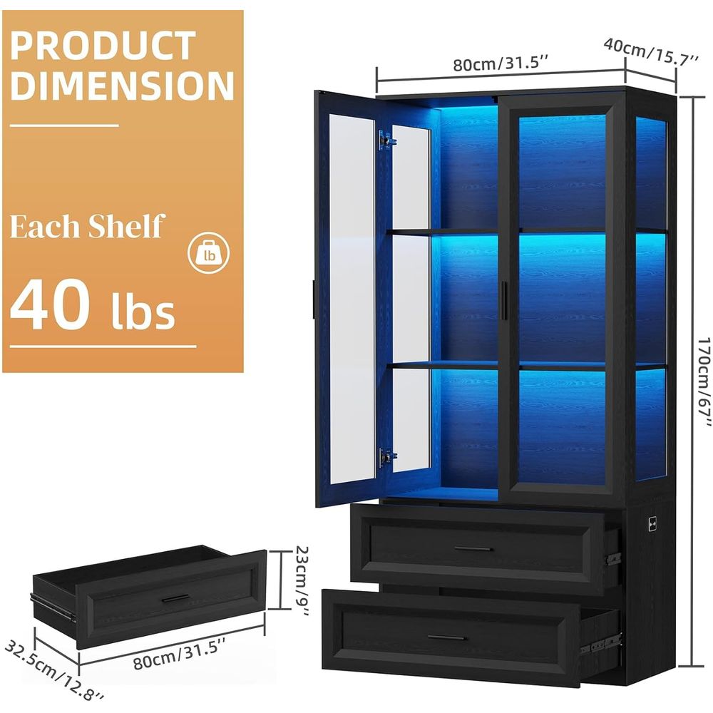 LED-Illuminated Acrylic Displa - Home Office Free avaliação e preço