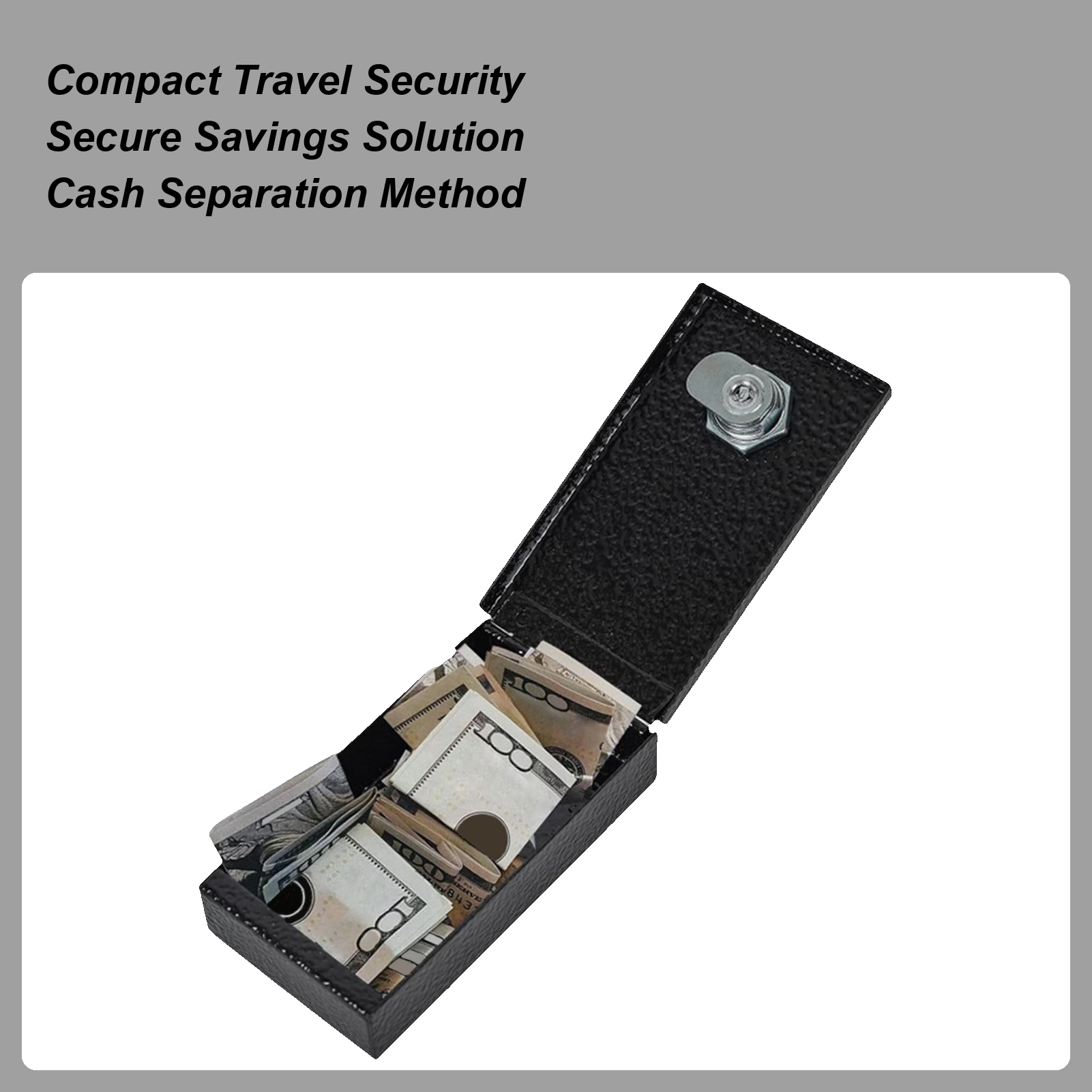 Money Box For Cash Portable Bu - Home Office Budget avaliação e preço