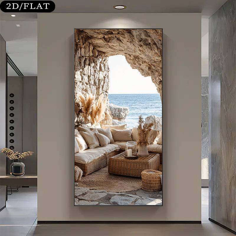 Extra Large Coastal Beach Cave - Home Office With View avaliação e preço