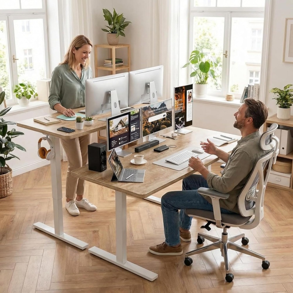 Large 55x32 Electric Standing  - Home Office Desks avaliação e preço