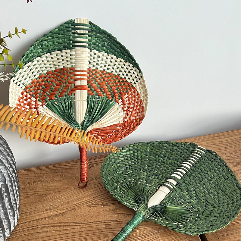 1pc Bamboo Woven Hand-Woven Fa - Home Office Form avaliação e preço
