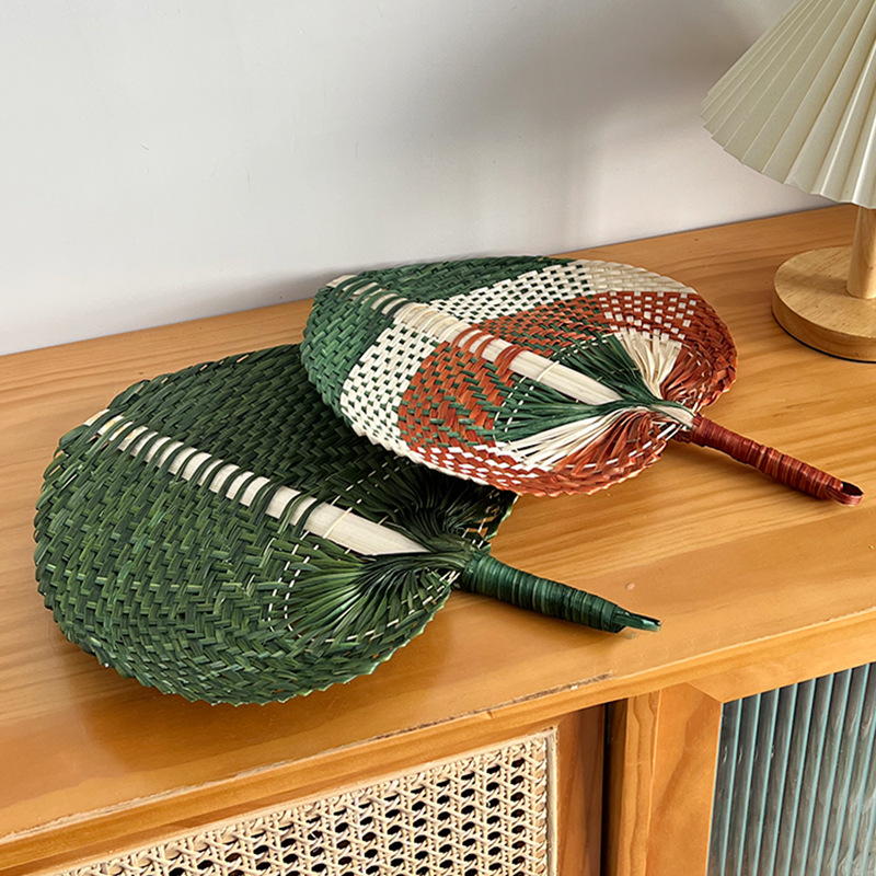 1pc Bamboo Woven Hand-Woven Fa - Home Office Form avaliação e preço