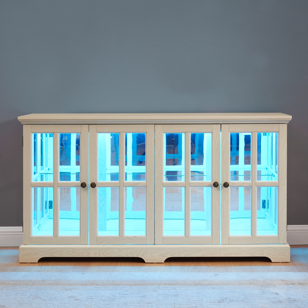 LED Curio Display Cabinet Vint - Home Office Free avaliação e preço