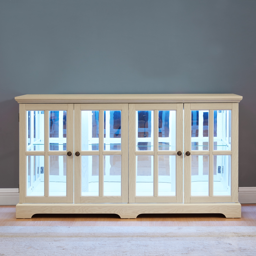 LED Curio Display Cabinet Vint - Home Office Free avaliação e preço