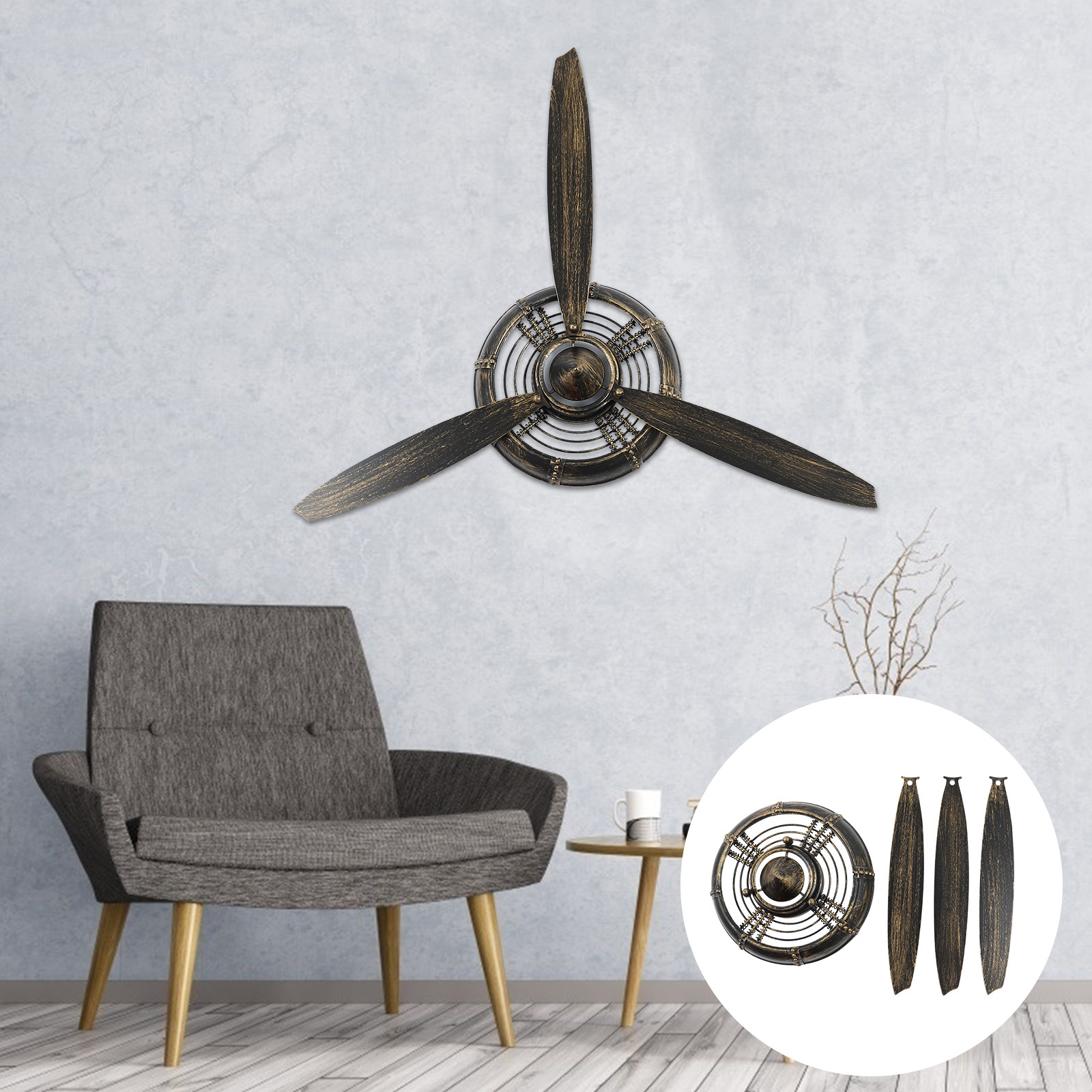 Airplane Head Wall Pendant Vin - Home Office Head avaliação e preço