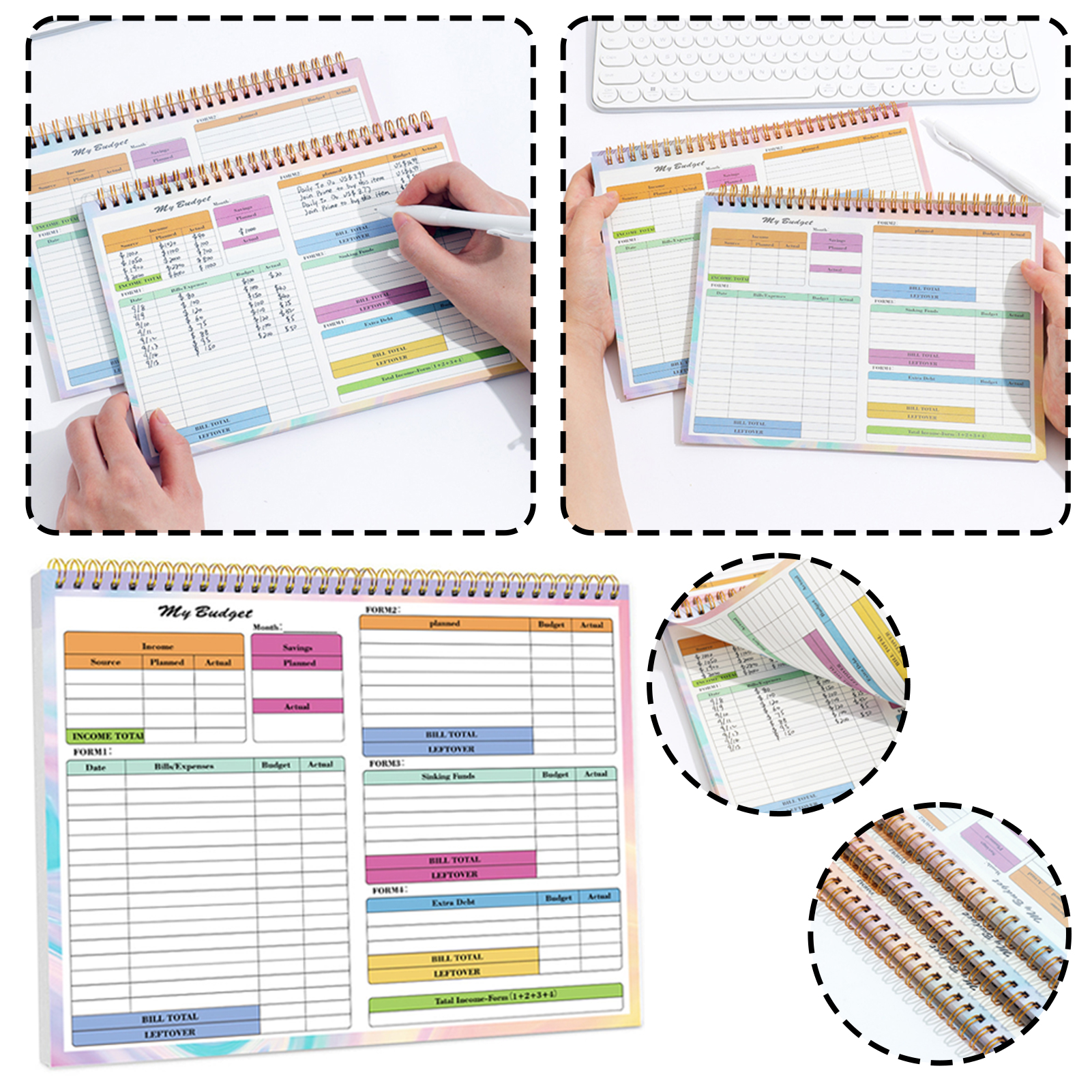 Finance Planner,Undated Monthl - Home Office Budget avaliação e preço