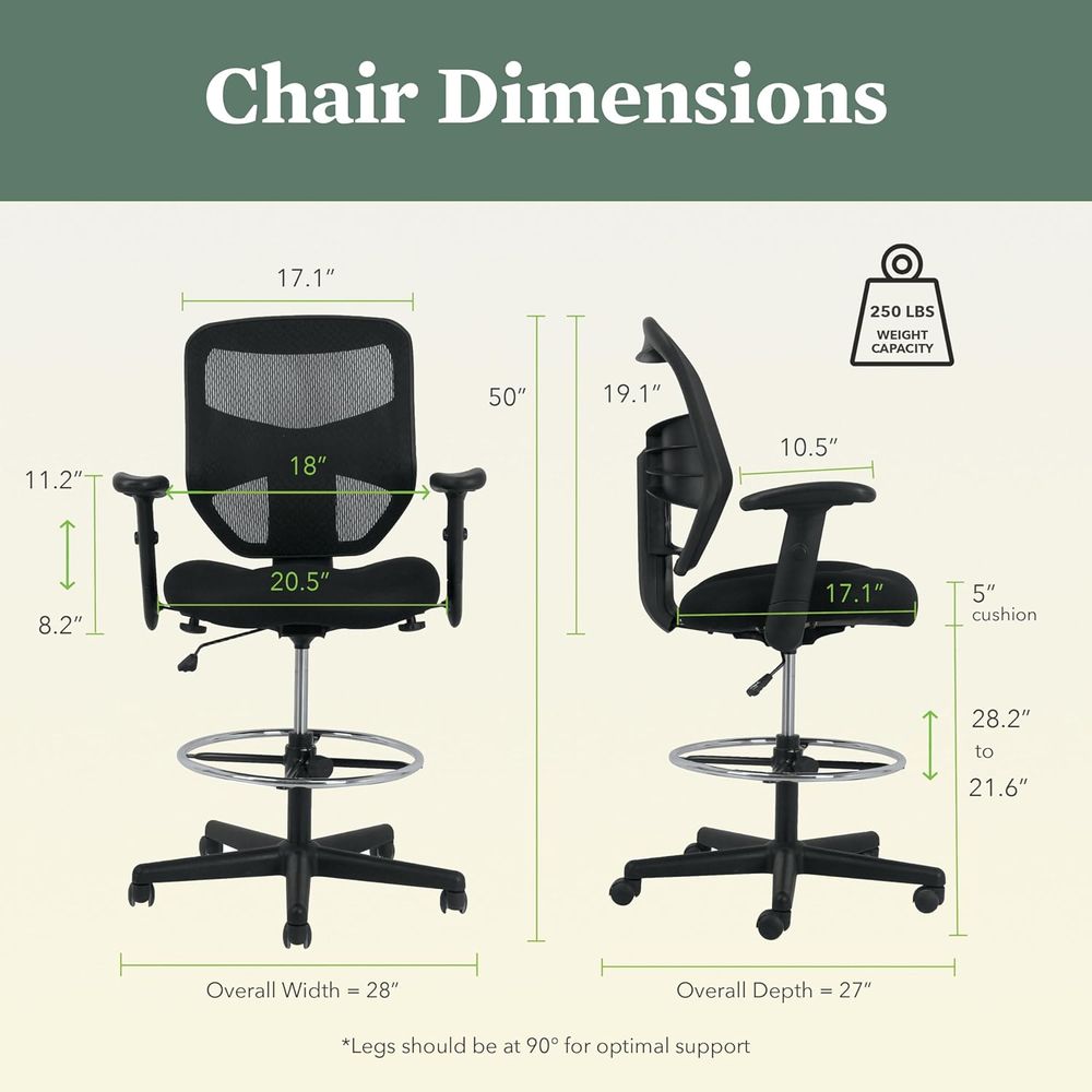 Ergonomic Mesh Standing Office - Home Office Free avaliação e preço