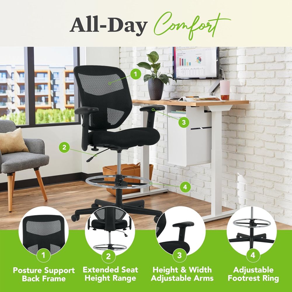 Ergonomic Mesh Standing Office - Home Office Free avaliação e preço