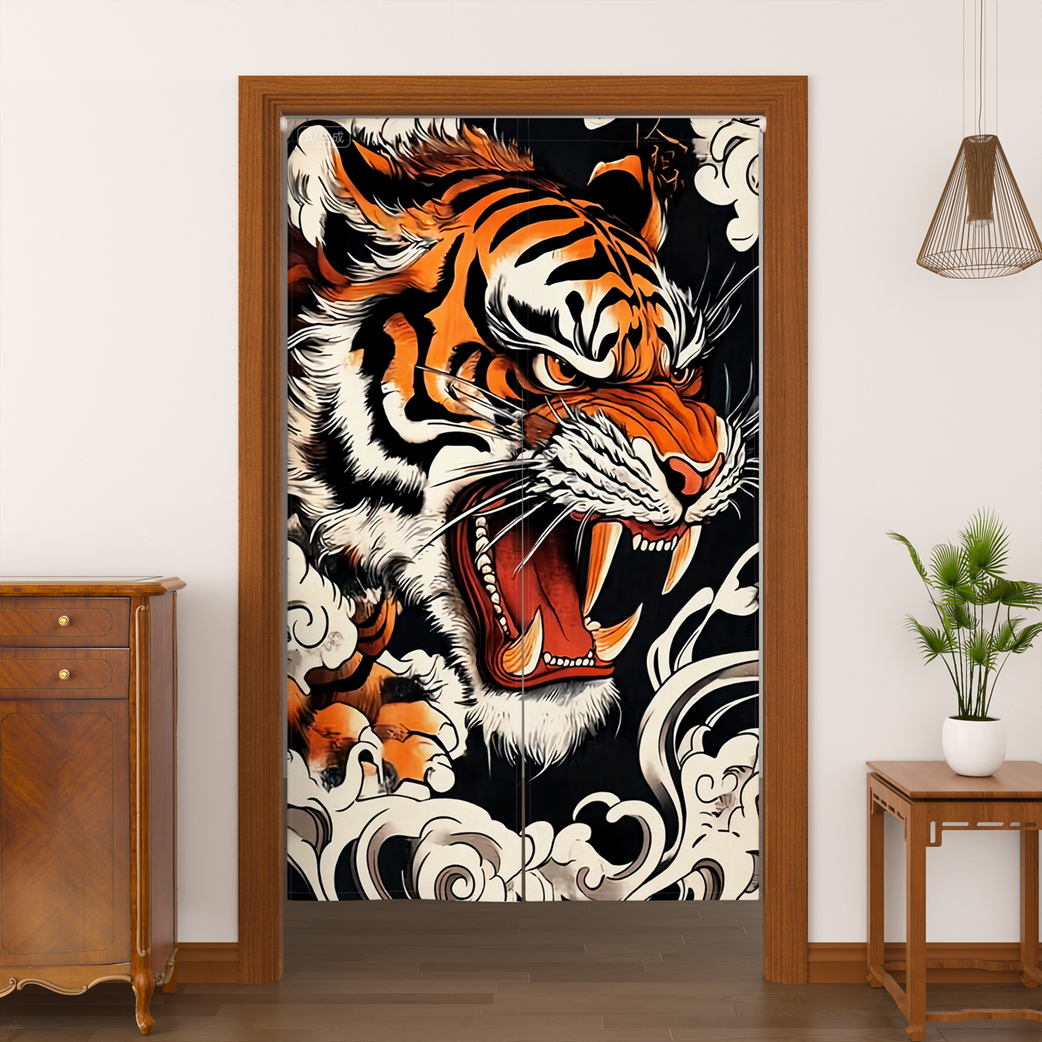 Lovely Cat Japanese Noren Door - Home Office Rate avaliação e preço