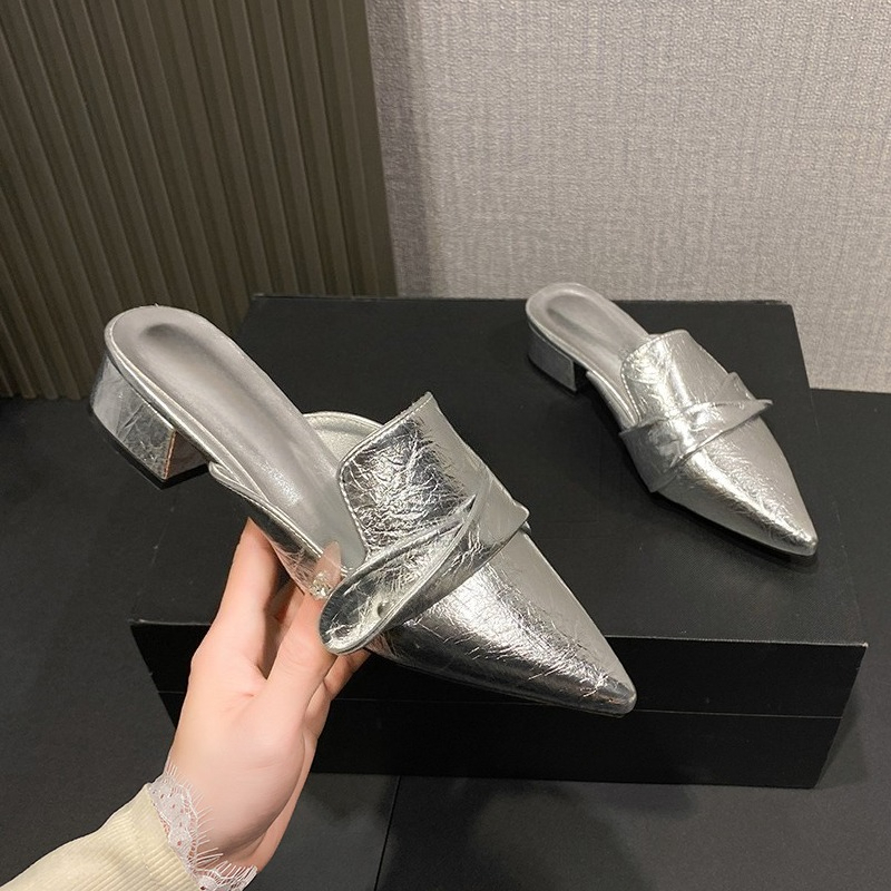 Fashionable New Block Heel Poi - Home Office Head avaliação e preço