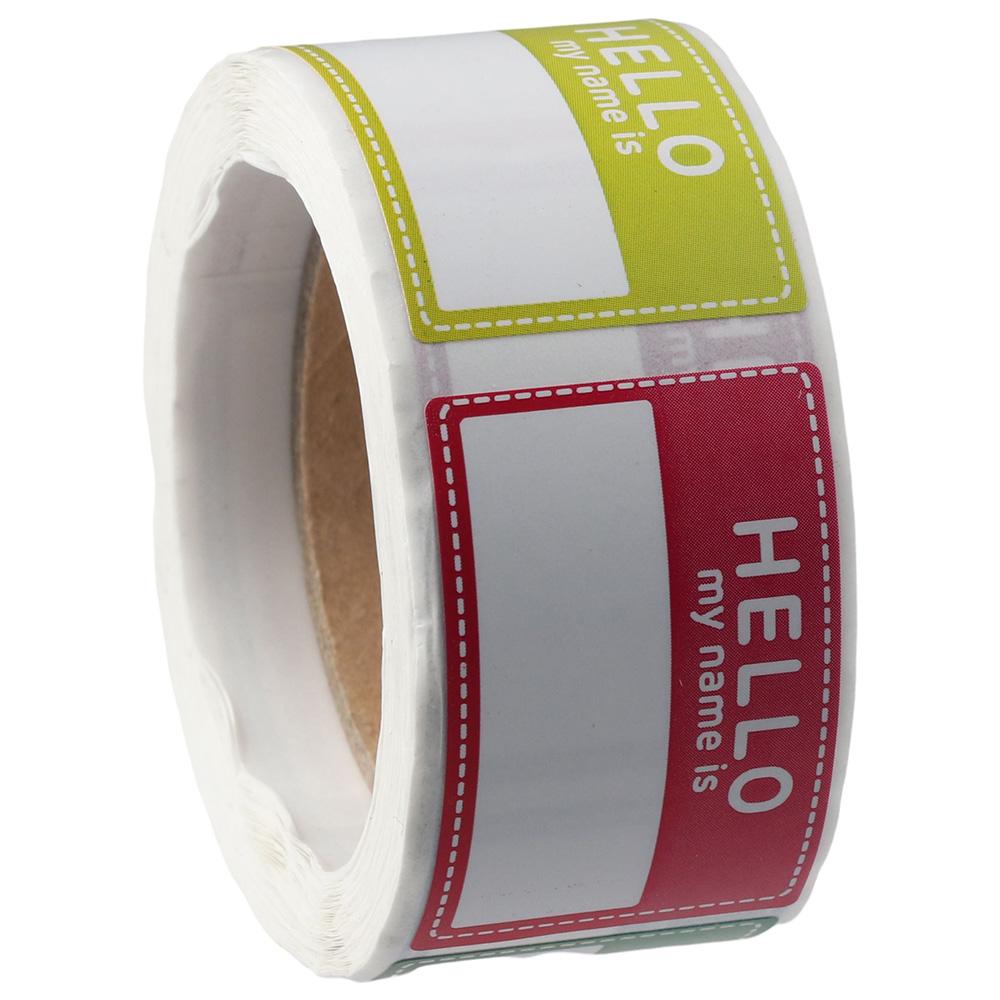200 Pcs Name Tag Stickers, Hel - Home Office Quotes avaliação e preço