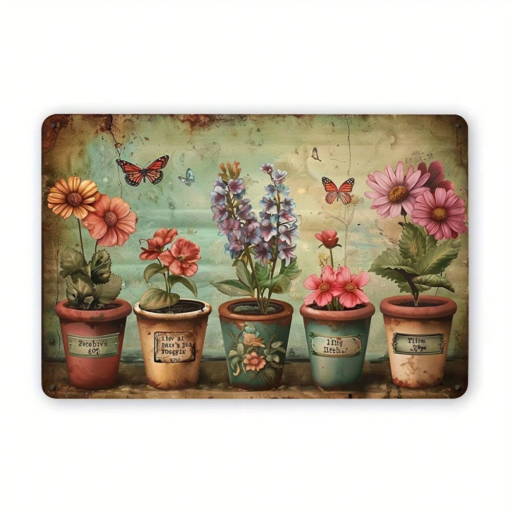 Metal Tin Sign Wall Decor Anti - Home Office Depot avaliação e preço