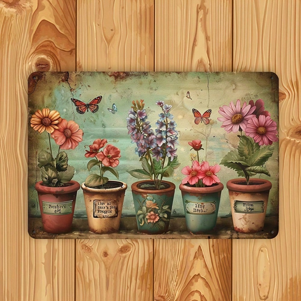 Metal Tin Sign Wall Decor Anti - Home Office Depot avaliação e preço