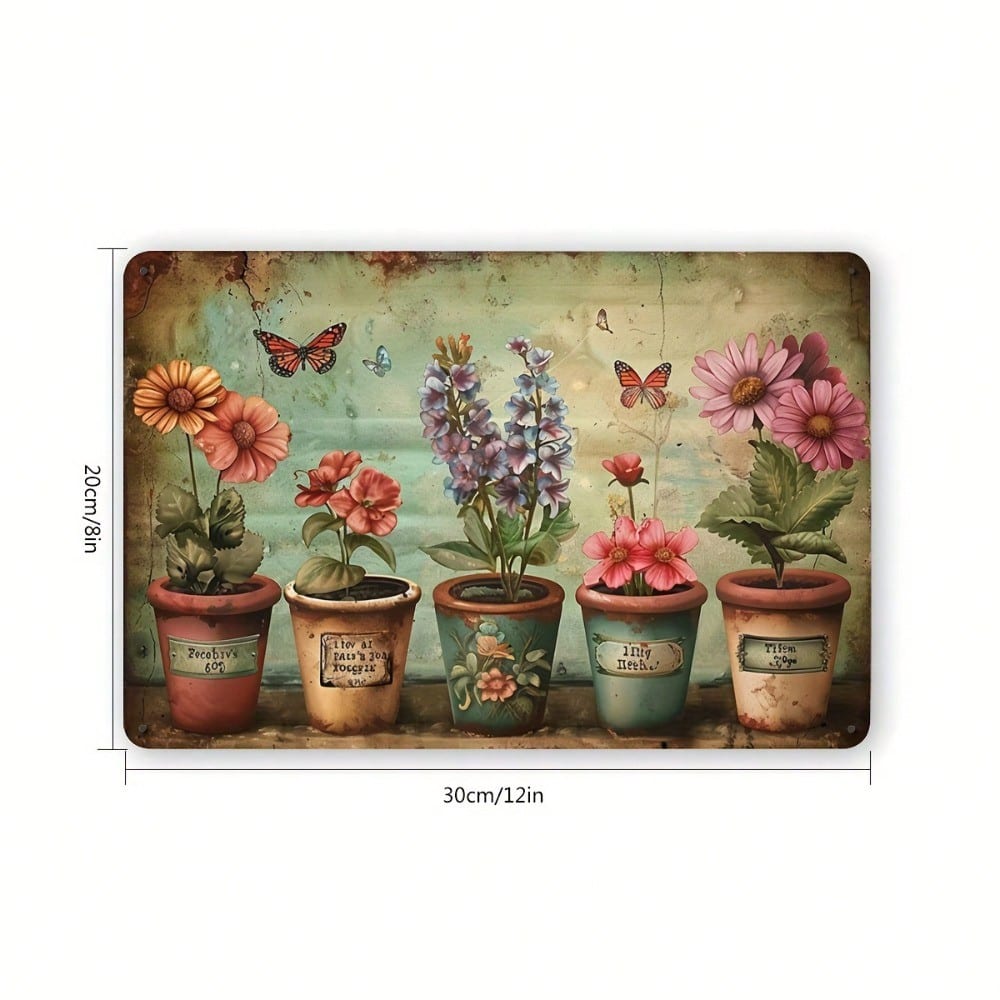 Metal Tin Sign Wall Decor Anti - Home Office Depot avaliação e preço