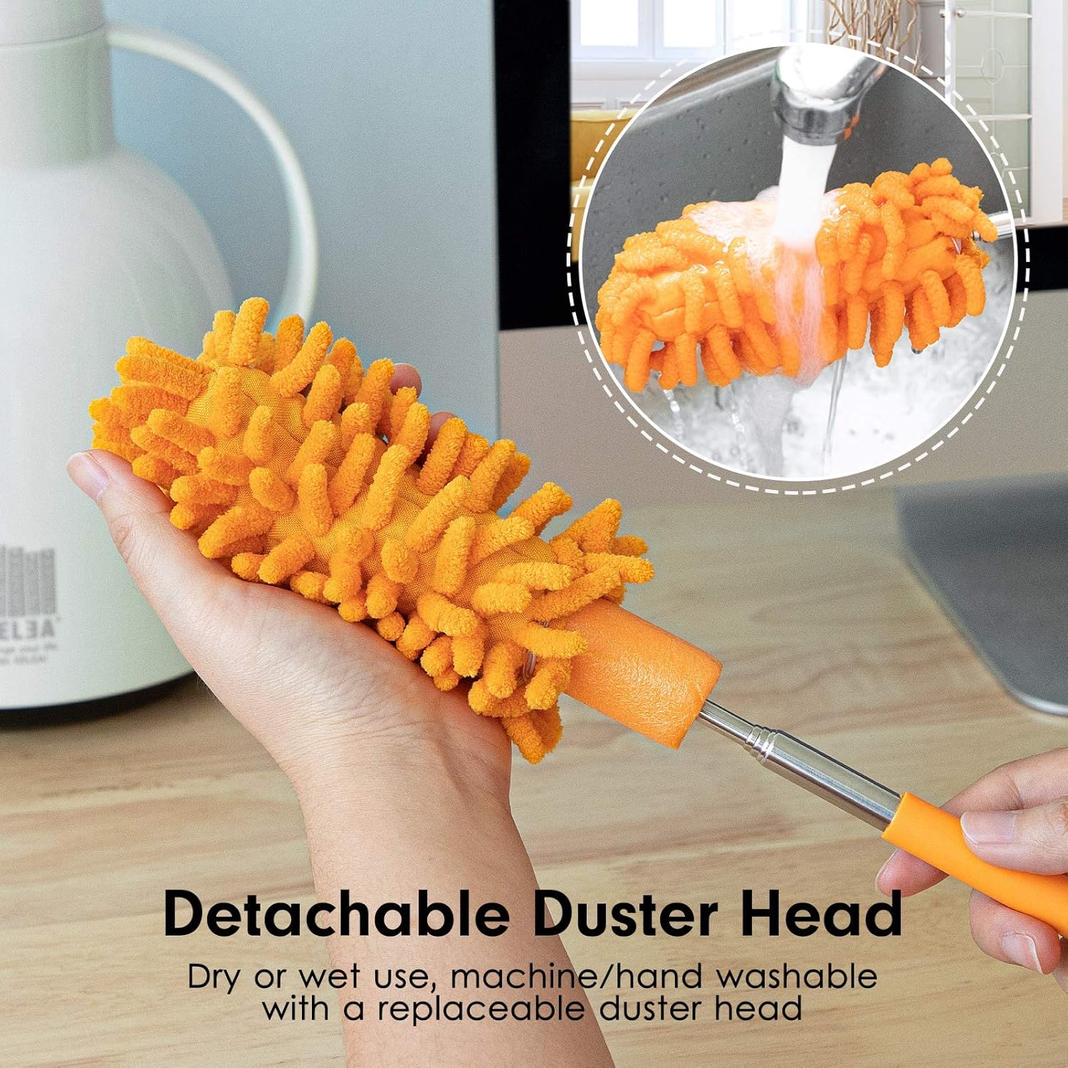 Hand Washable Microfiber Duste - Home Office Head avaliação e preço