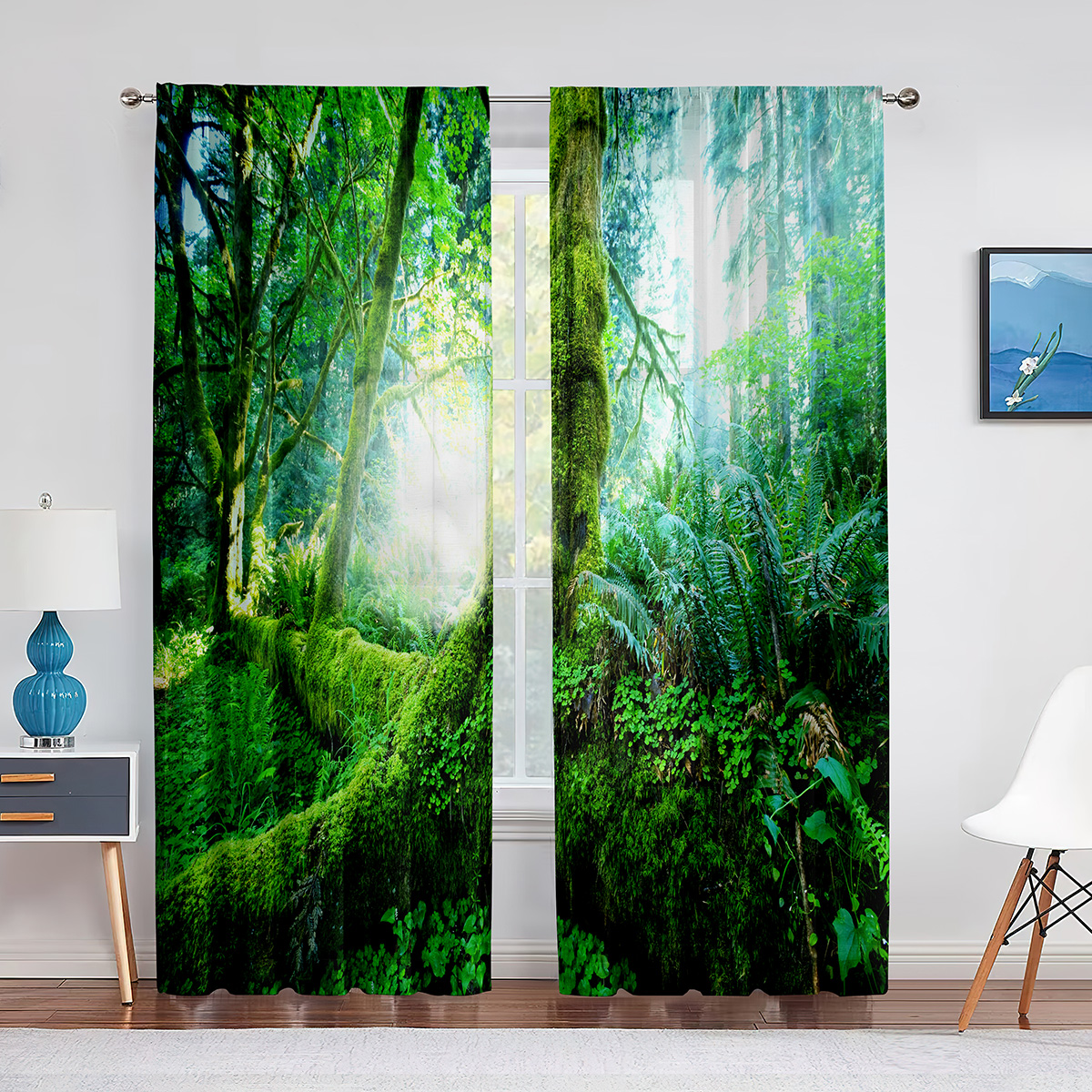 Woodland Forest Foliage Sunbea - Home Office With View avaliação e preço