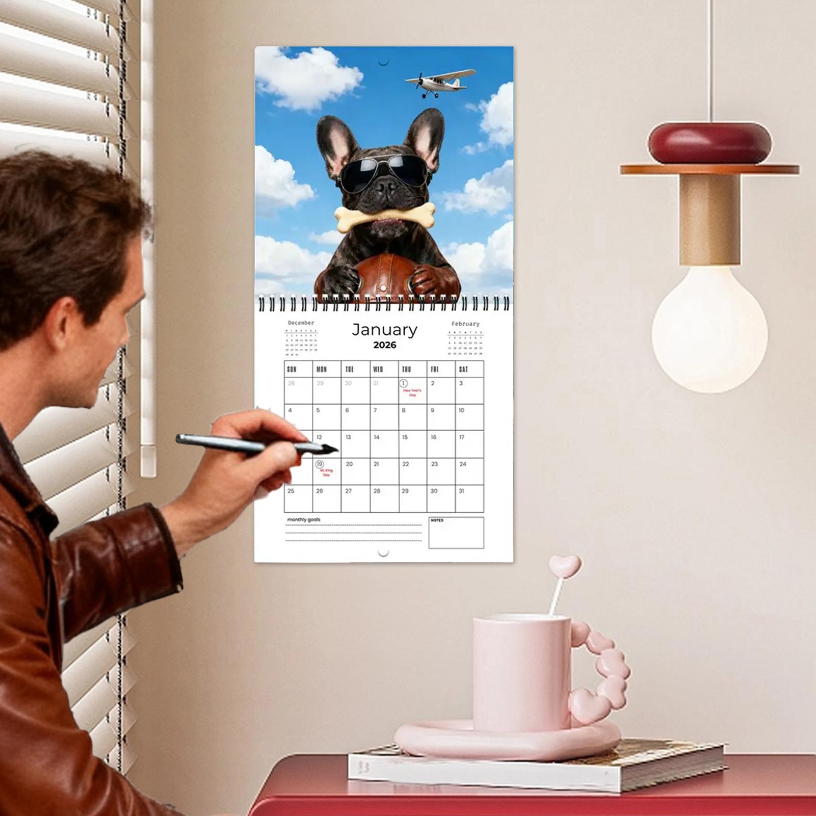 2026  Daily Calendars New Year - Home Office Holidays 2026 avaliação e preço