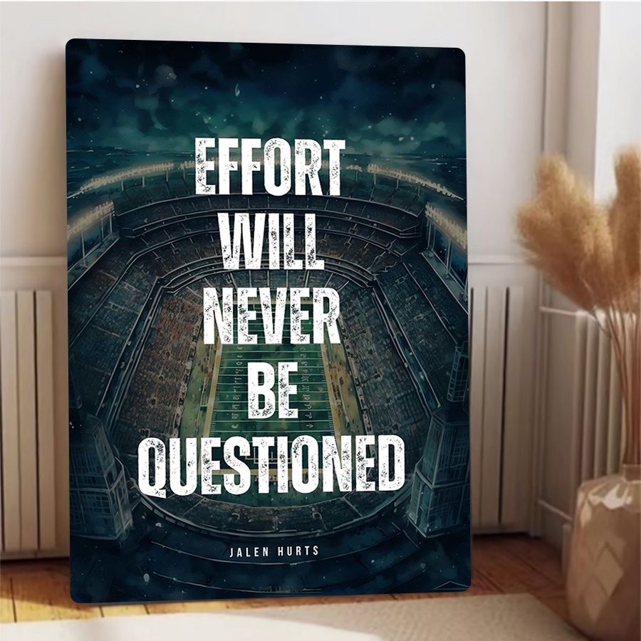 Inspirational Sports Metal Wal - Home Office Questions avaliação e preço