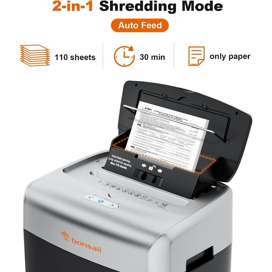Heavy duty paper shredder with - Home Office Form avaliação e preço