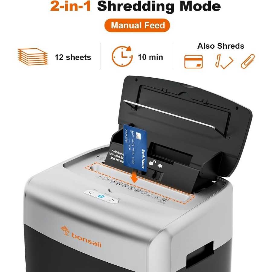 Heavy duty paper shredder with - Home Office Form avaliação e preço