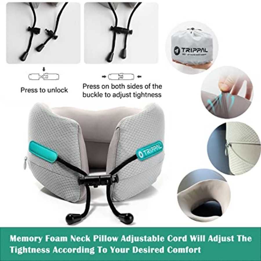 Neck Pillows for Travel Memory - Home Office Head avaliação e preço