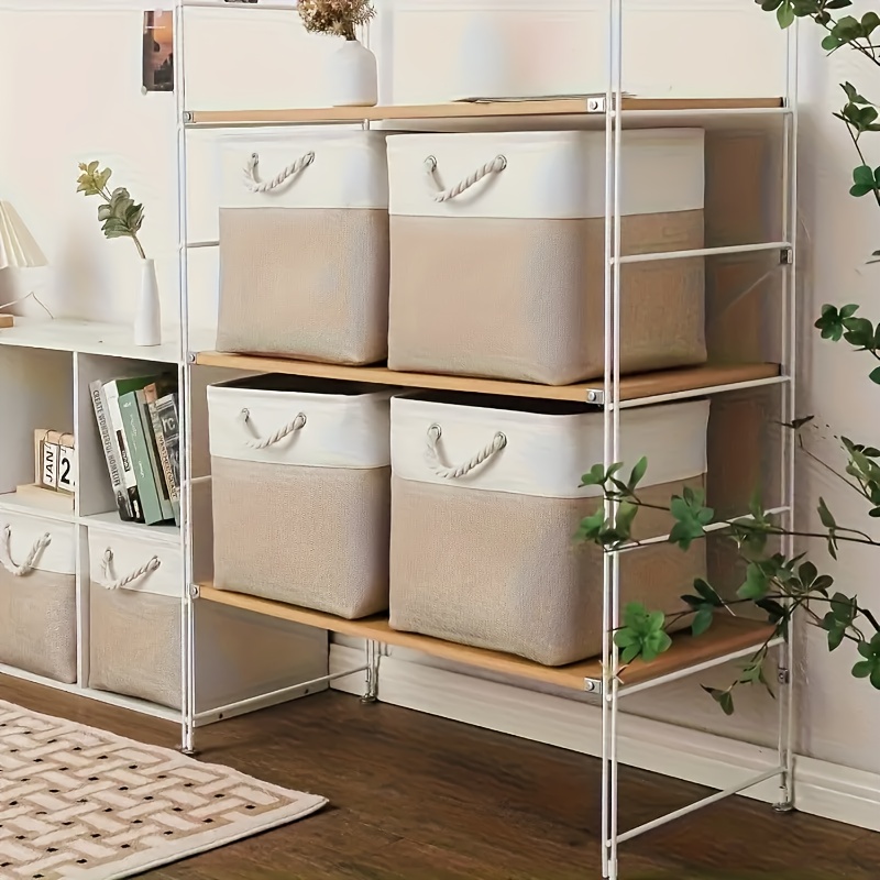 6-Pack Foldable Fabric Storage - English Home Office avaliação e preço