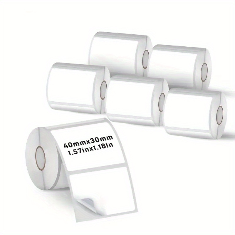 6 Rolls 40x30mm Thermal Label  - Home Office Printer avaliação e preço