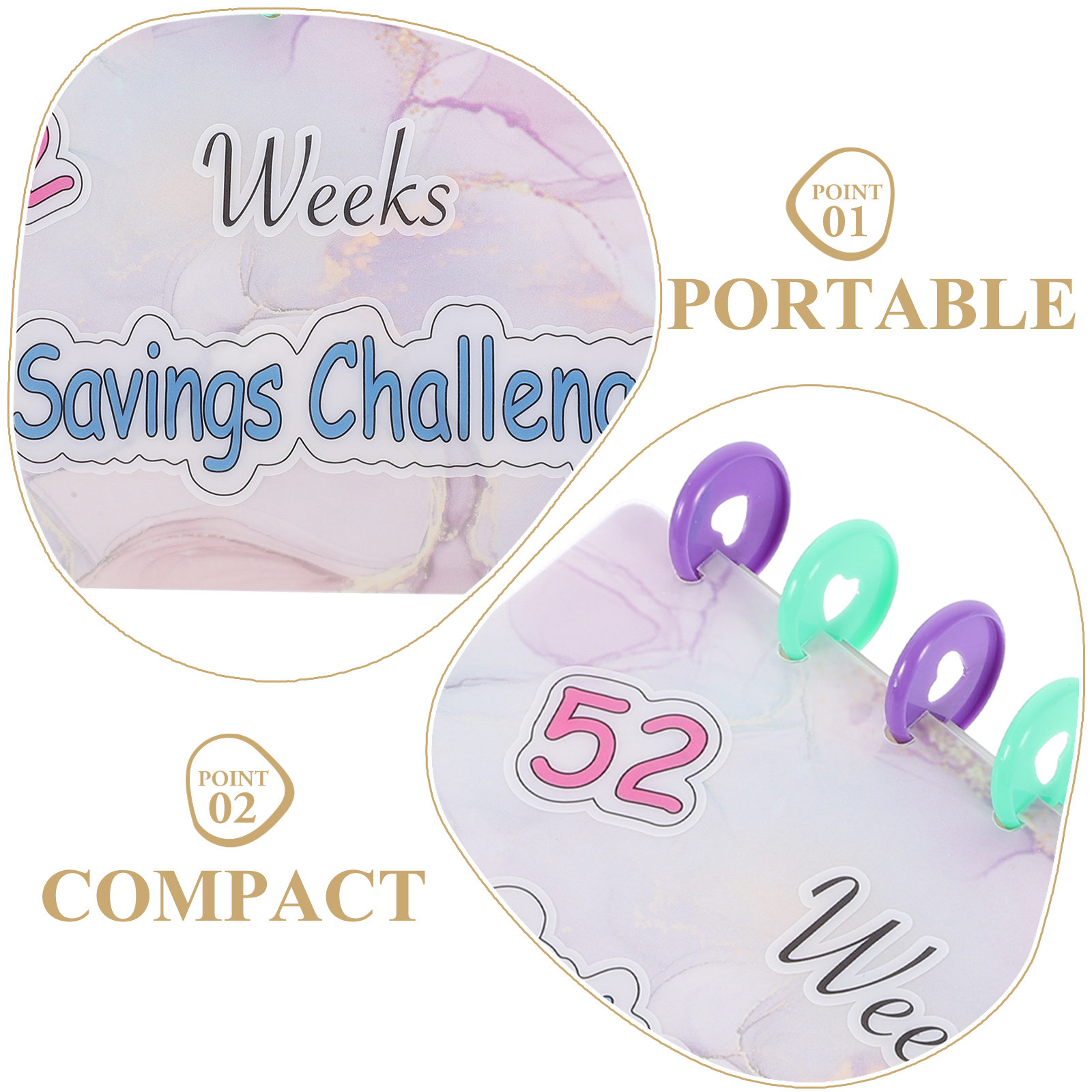 1Set Plastic Savings Challenge - Home Office Budget avaliação e preço