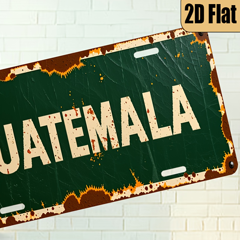 GUATEMALA AL Sign - Vintage Du - Home Office Guatemala avaliação e preço