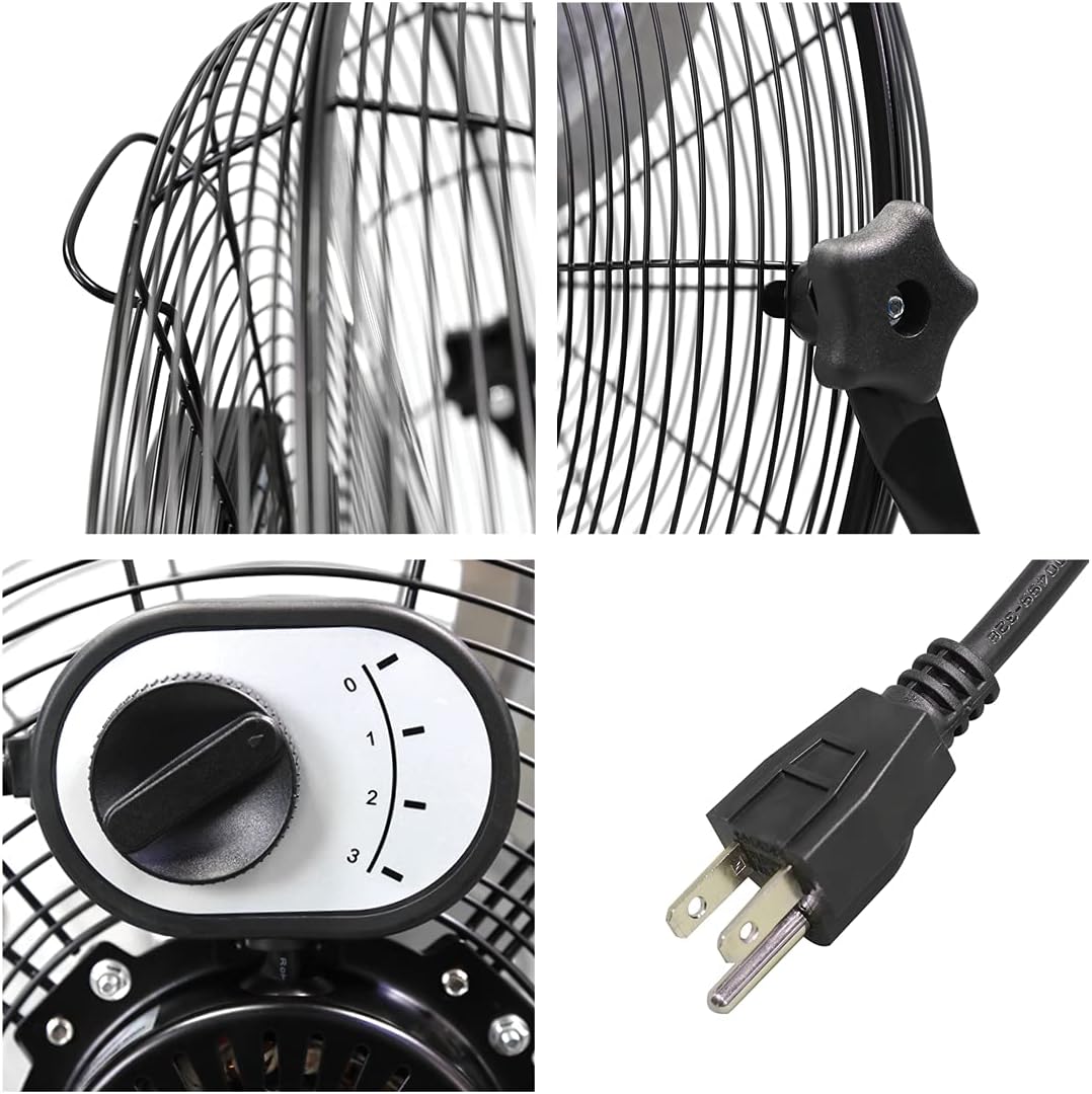 20 Inch High Velocity Floor Fa - Home Office Head avaliação e preço