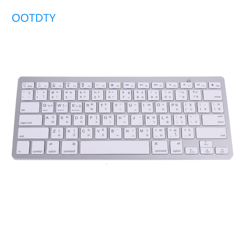 78-key Thai Wireless Keyboard  - English Home Office avaliação e preço