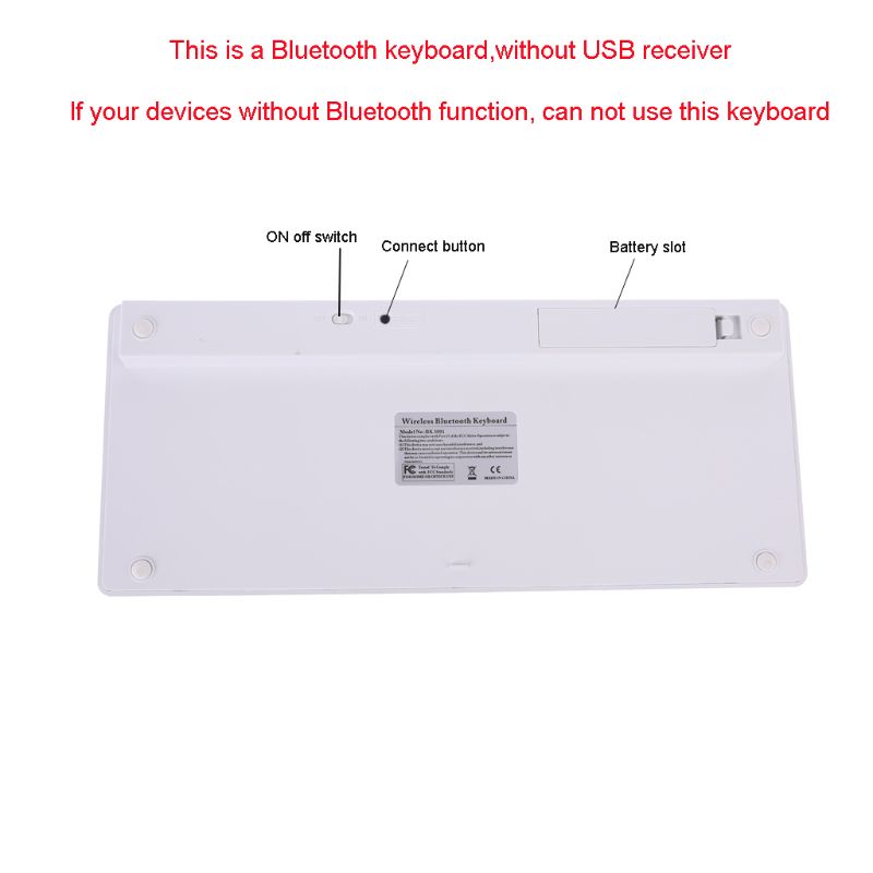 78-key Thai Wireless Keyboard  - English Home Office avaliação e preço