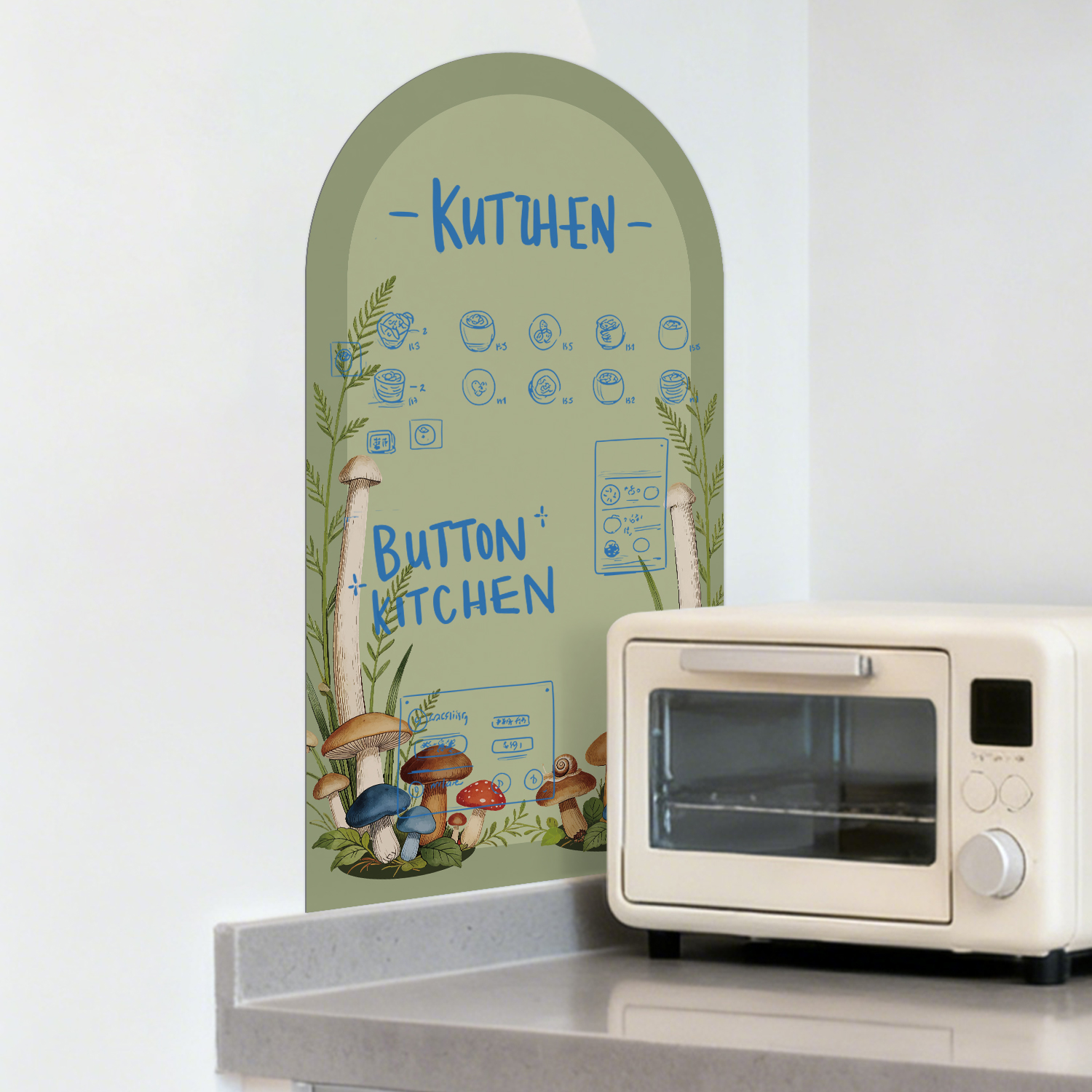 Arched Floral Magnetic Whitebo - Whiteboard Magnetic avaliação e preço