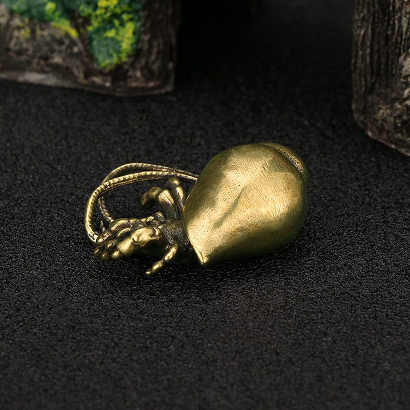 New！Vintage Brass Hermit Crab  - English Home Office avaliação e preço
