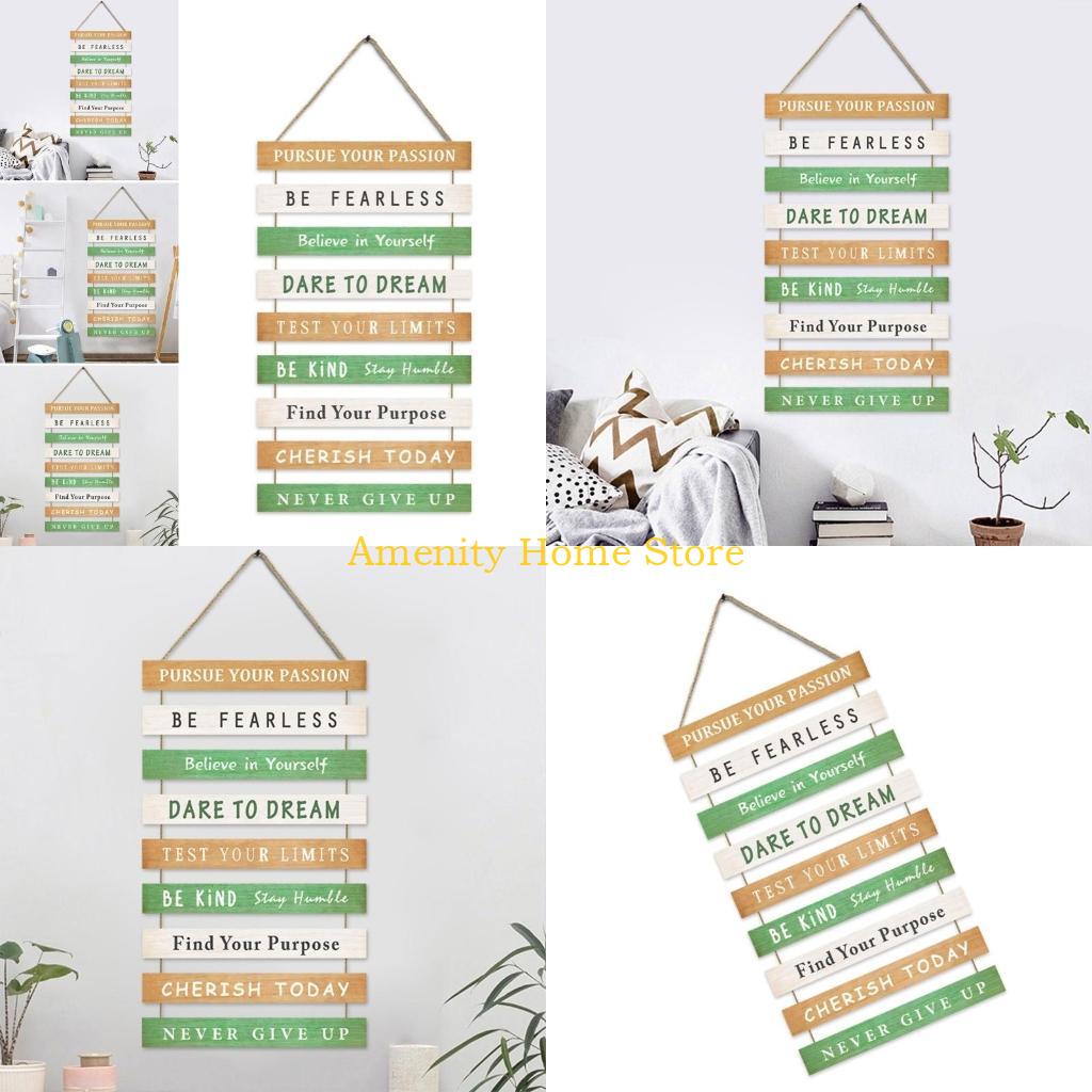 F26C Inspirational Wood Sign W - Home Office Quotes avaliação e preço