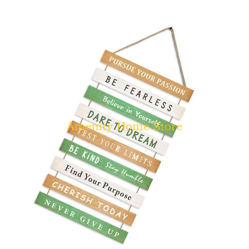 F26C Inspirational Wood Sign W - Home Office Quotes avaliação e preço