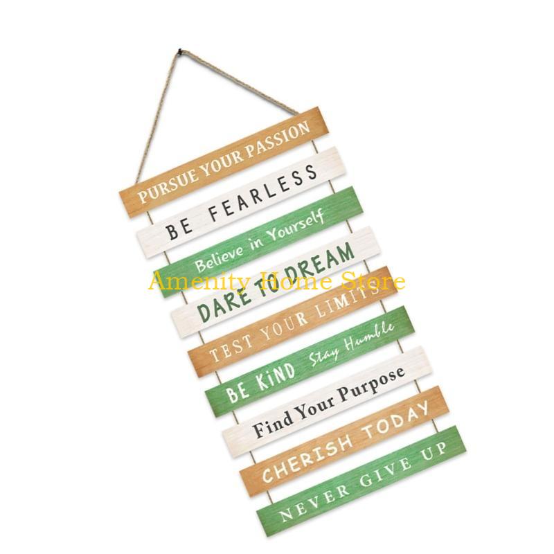 F26C Inspirational Wood Sign W - Home Office Quotes avaliação e preço